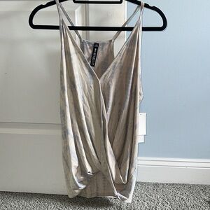 Design Lab suede tank top brand new